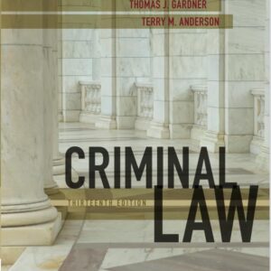 Criminal Law 13th Edition by Thomas J. Gardner