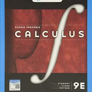 Single Variable Calculus 9th Edition by James Stewart