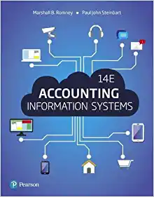 Accounting Information Systems 14th Global Edition by Marshall Romney