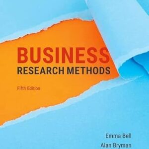 Business Research Methods 5th Edition