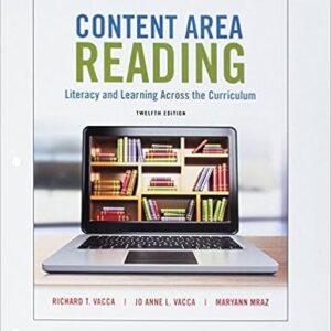 Content Area Reading Literacy and Learning Across the Curriculum 12th Edition