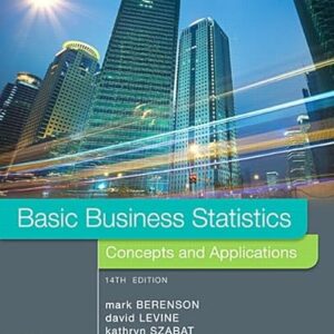 Basic Business Statistics Concepts and Applications 14th