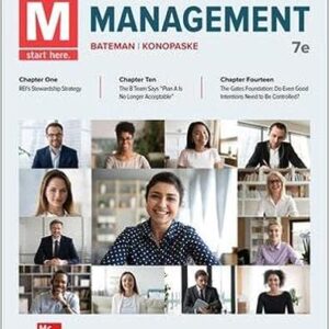 ISE M Management 7e Edition by Thomas S. Bateman