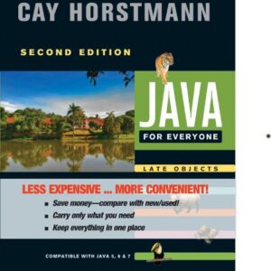 Java For Everyone Late Objects 2E - Horstmann