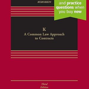 K A Common Law Approach to Contracts 3rd Edition