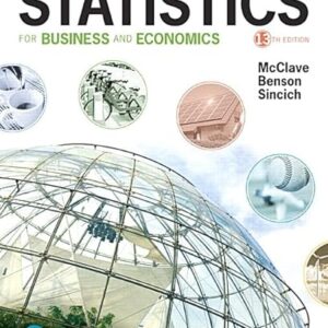 Statistics for Business and Economics 13th Edition by James T. McClave