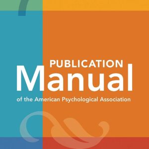 Publication Manual Of The American Psychological Association 7th Edition