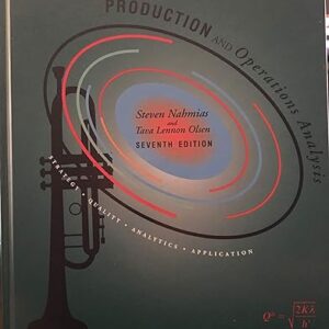 Production and Operations Analysis 7th Edition