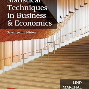 Statistical Techniques in Business & Economics 17th Edition