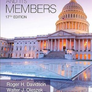 Congress and Its Members 17th Edition