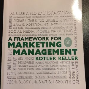 Framework for Marketing Management 6th Edition