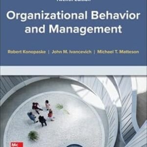 ISE Organizational Behavior and Management 12th Edition